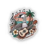VLC846 Hawaiian Goose Nene. Sticker  (Peel N' Stick)
